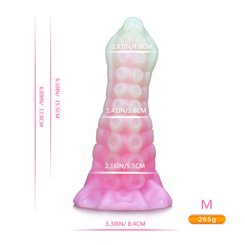 Mixed Color Liquid Silicone Butt Plug Super Soft Butt Plug Dildos