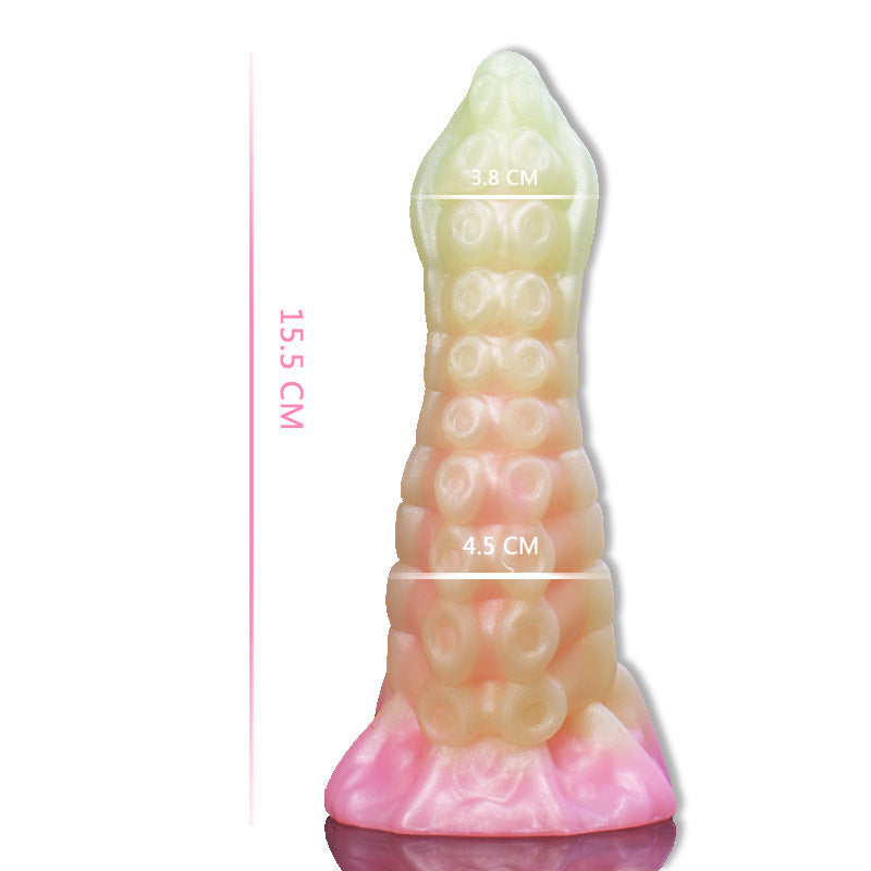 Mixed Color Liquid Silicone Butt Plug Super Soft Butt Plug Dildos