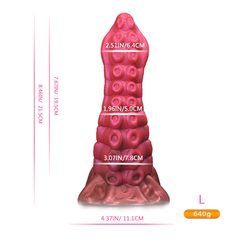 Mixed Color Liquid Silicone Butt Plug Super Soft Butt Plug Dildos