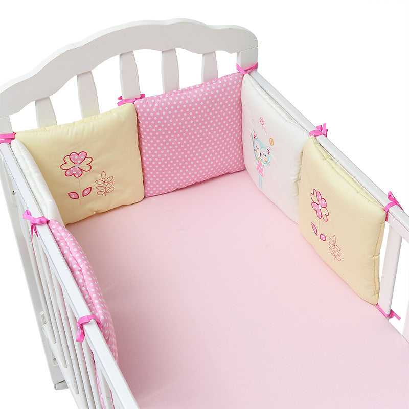 BABY GIRL CRIB BEDDING  SETS WITH BUMPER 
