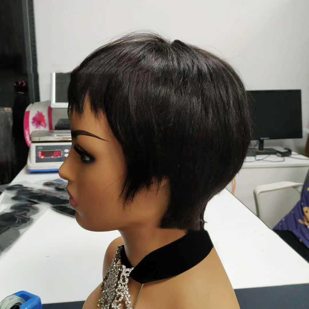Human Hair Short Wig Non Lace Wigs