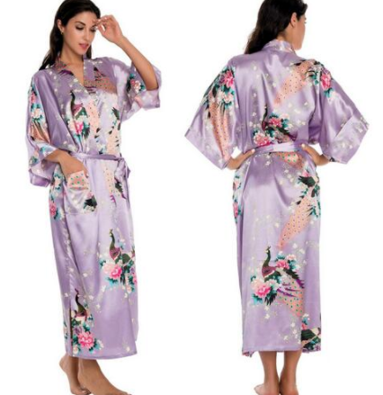 Satin Robes for Brides Wedding Robe Sleepwear Silk
