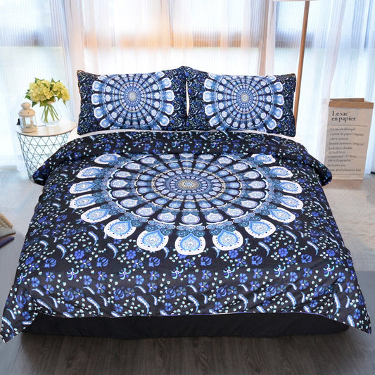 Blue Peacock Bedding