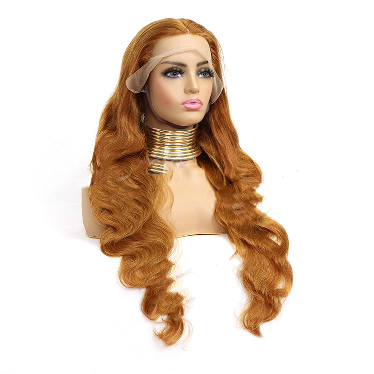Transparent HD Lace Frontal Wig Pre Plucked 13x1 Brown Lace Front Wig